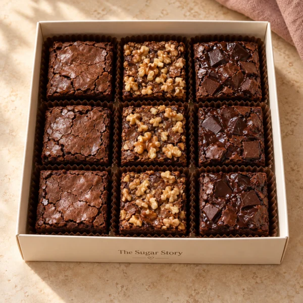 Eggless Brownie Box — 9 Pieces