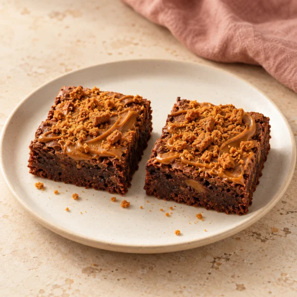 Biscoff Brownie — 2 Pieces