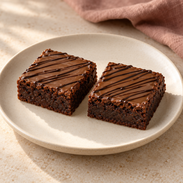 Mocha Coffee Brownie — 2 Pieces
