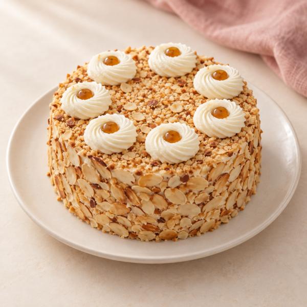 Almond Honey Vanilla Cake