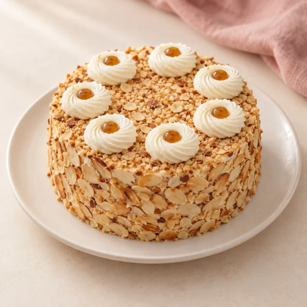 Almond Honey Vanilla Cake