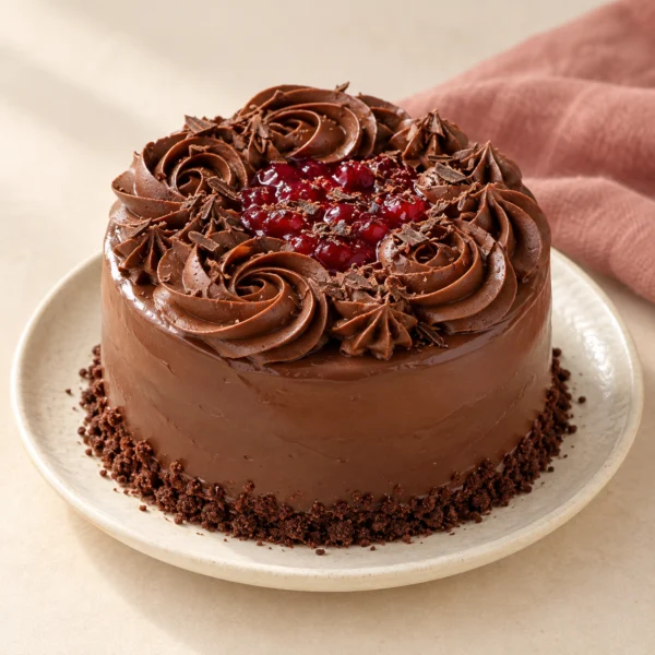 Red Berry Chocolate Bento Cake