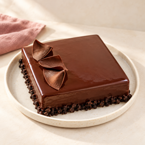 Dark Chocolate Mousse Cake