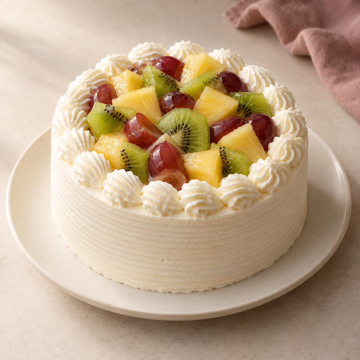 mix fruit — cake design illustration