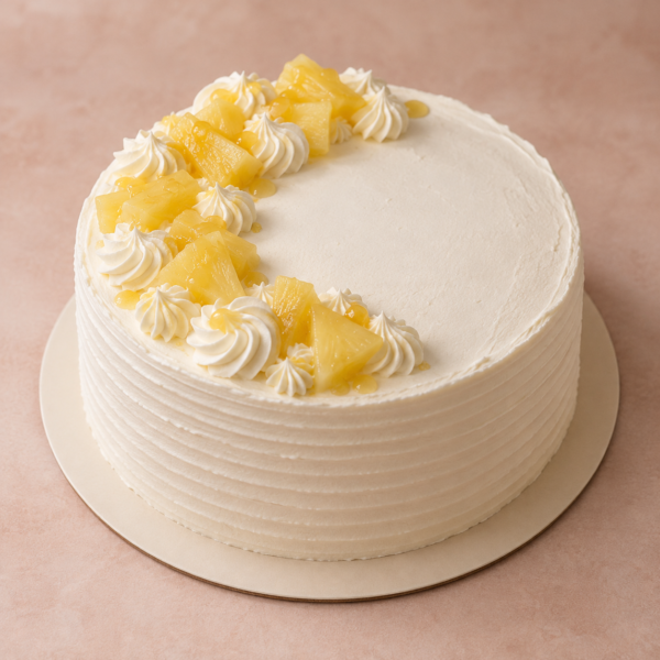 Fresh Cream Pineapple Cake